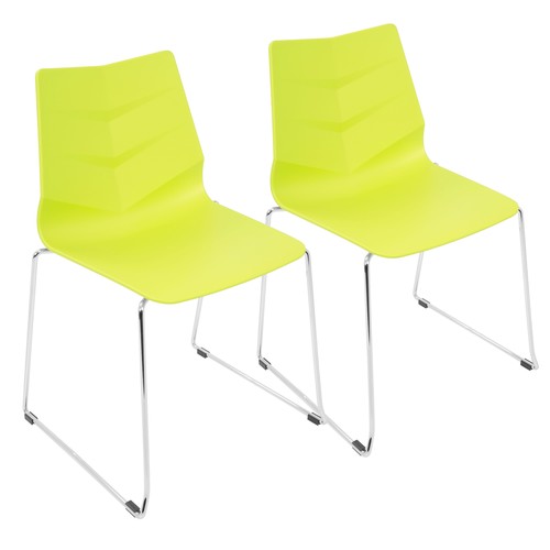 Arrow Sleigh Chair - Set Of 2